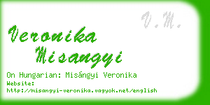 veronika misangyi business card