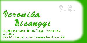 veronika misangyi business card